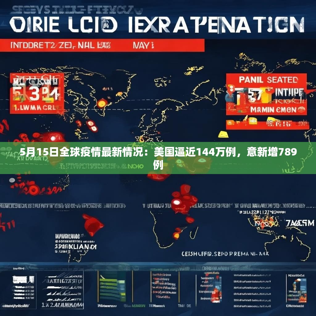 5月15日全球疫情最新情况：美国逼近144万例，意新增789例