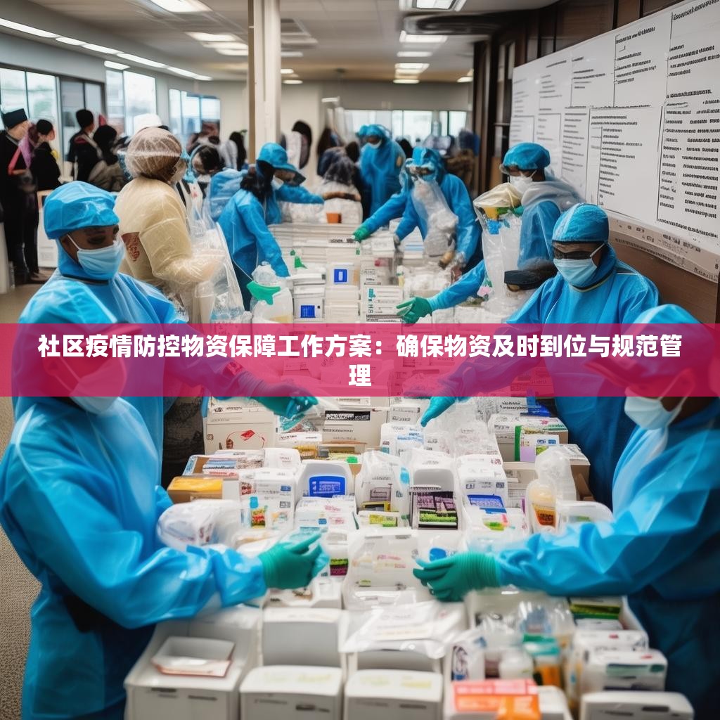 社区疫情防控物资保障工作方案：确保物资及时到位与规范管理