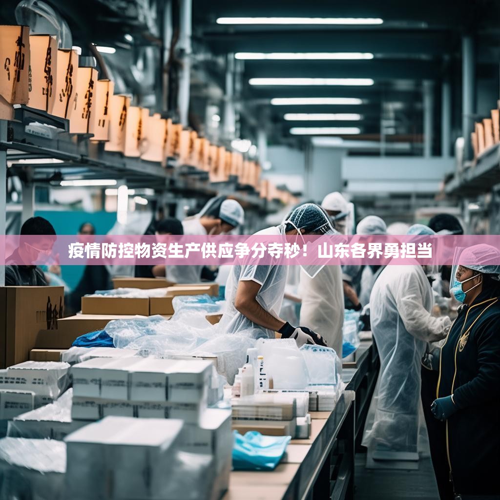 疫情防控物资生产供应争分夺秒！山东各界勇担当