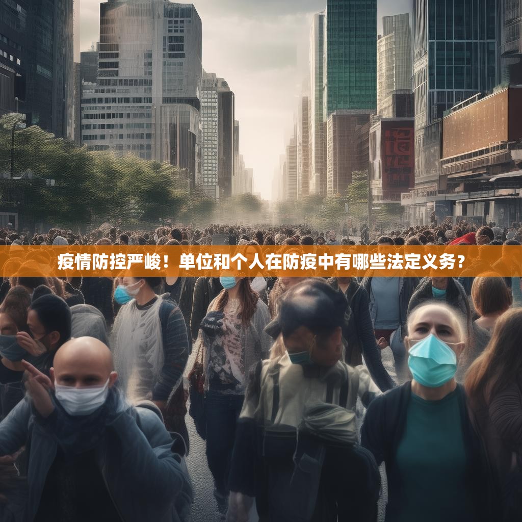 疫情防控严峻！单位和个人在防疫中有哪些法定义务？