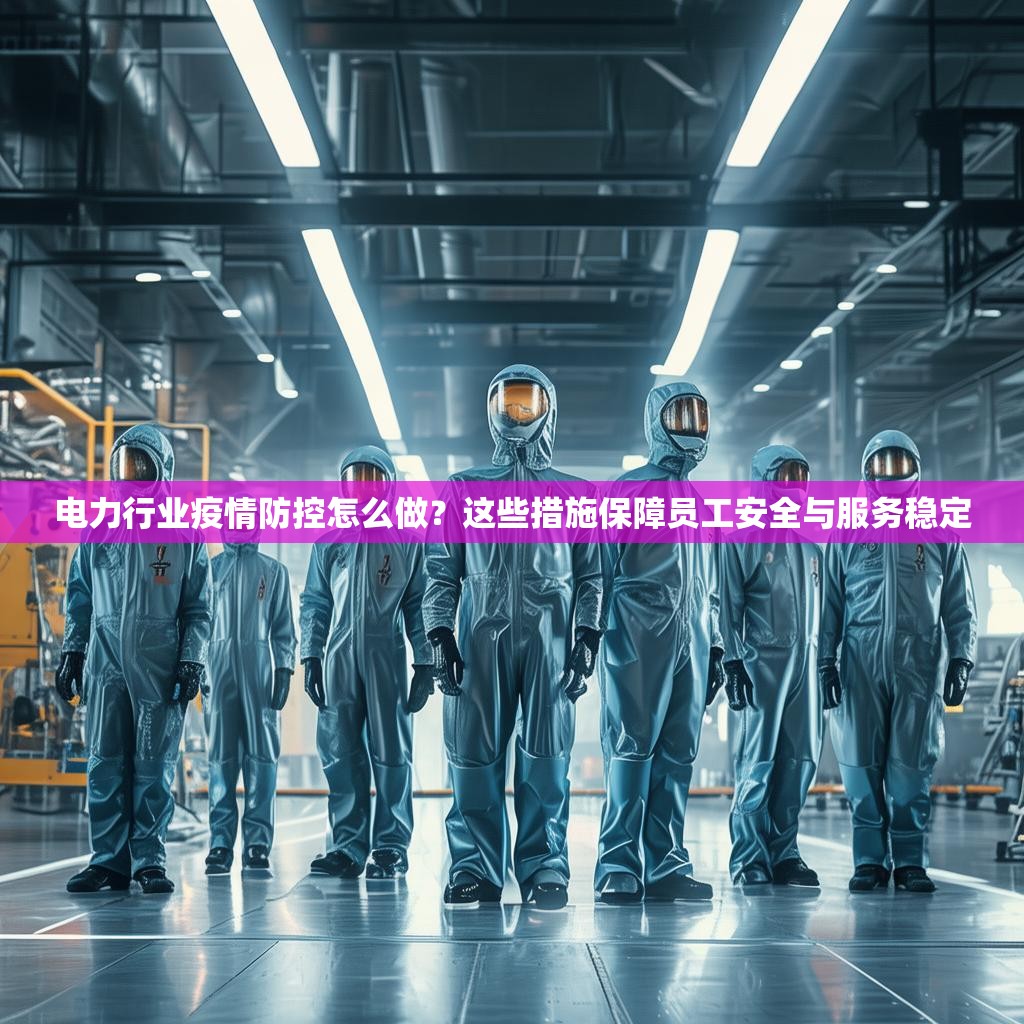 电力行业疫情防控怎么做？这些措施保障员工安全与服务稳定