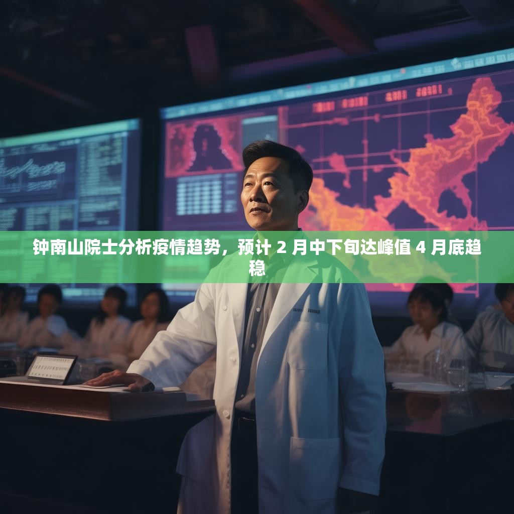 钟南山院士分析疫情趋势，预计 2 月中下旬达峰值 4 月底趋稳