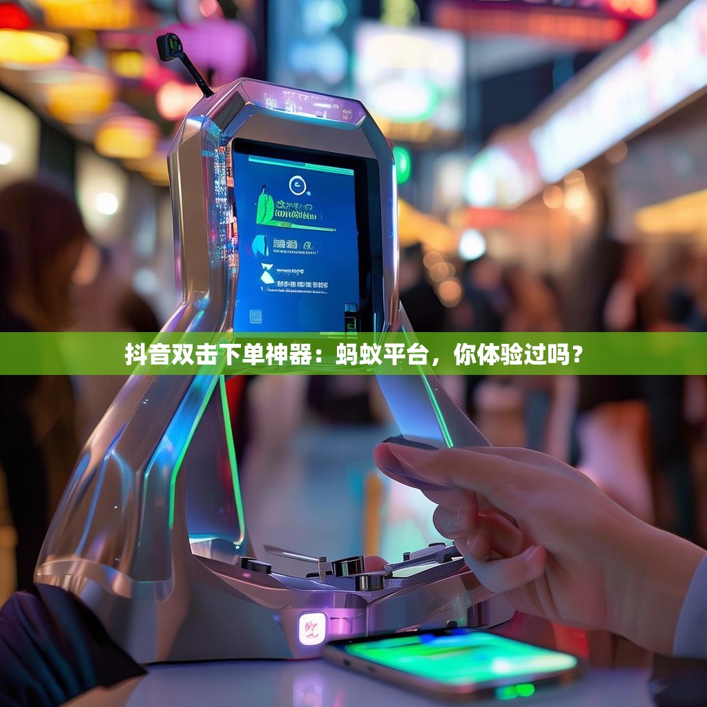 抖音双击下单神器:蚂蚁平台,你体验过吗?