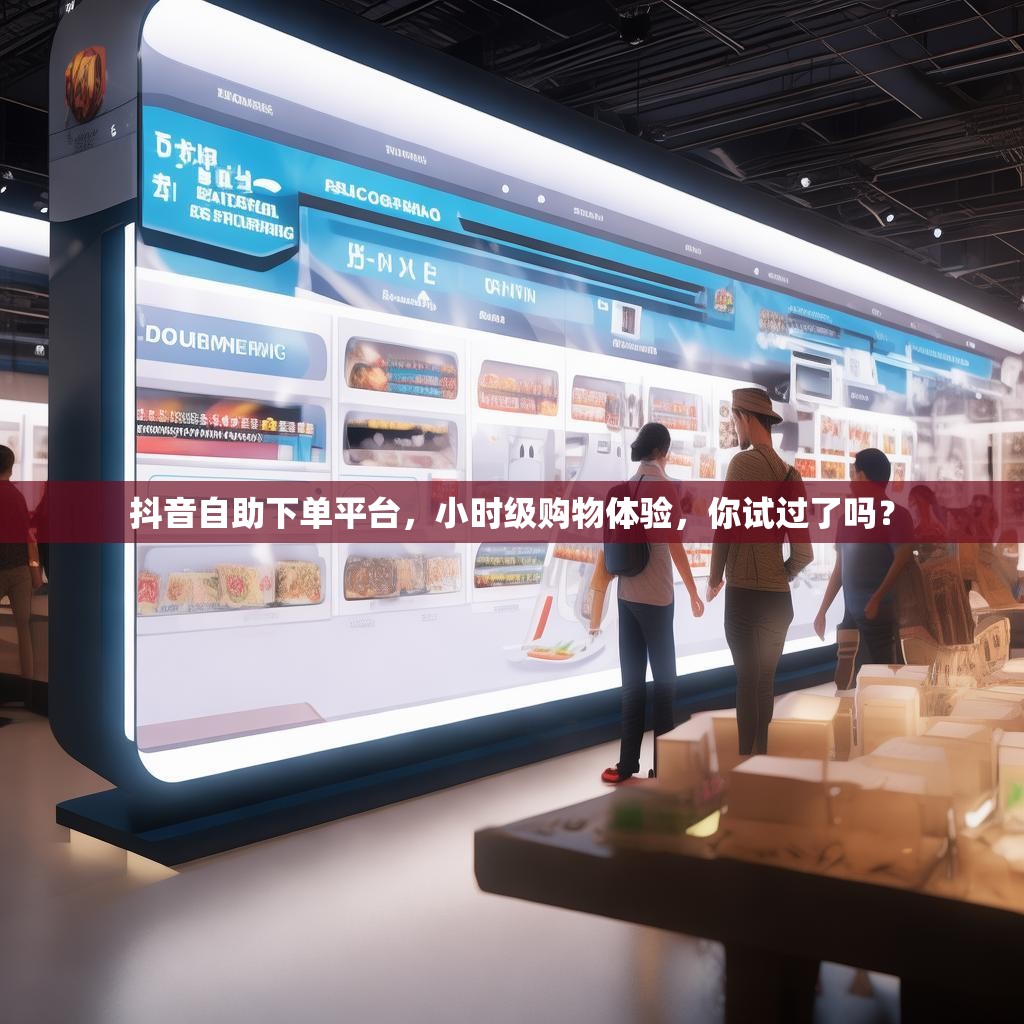 抖音自助下单平台,小时级购物体验,你试过了吗?