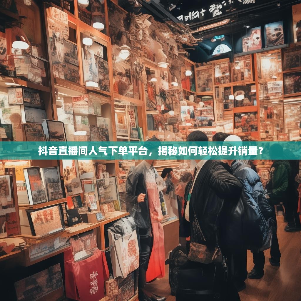 抖音直播间人气下单平台，揭秘如何轻松提升销量？