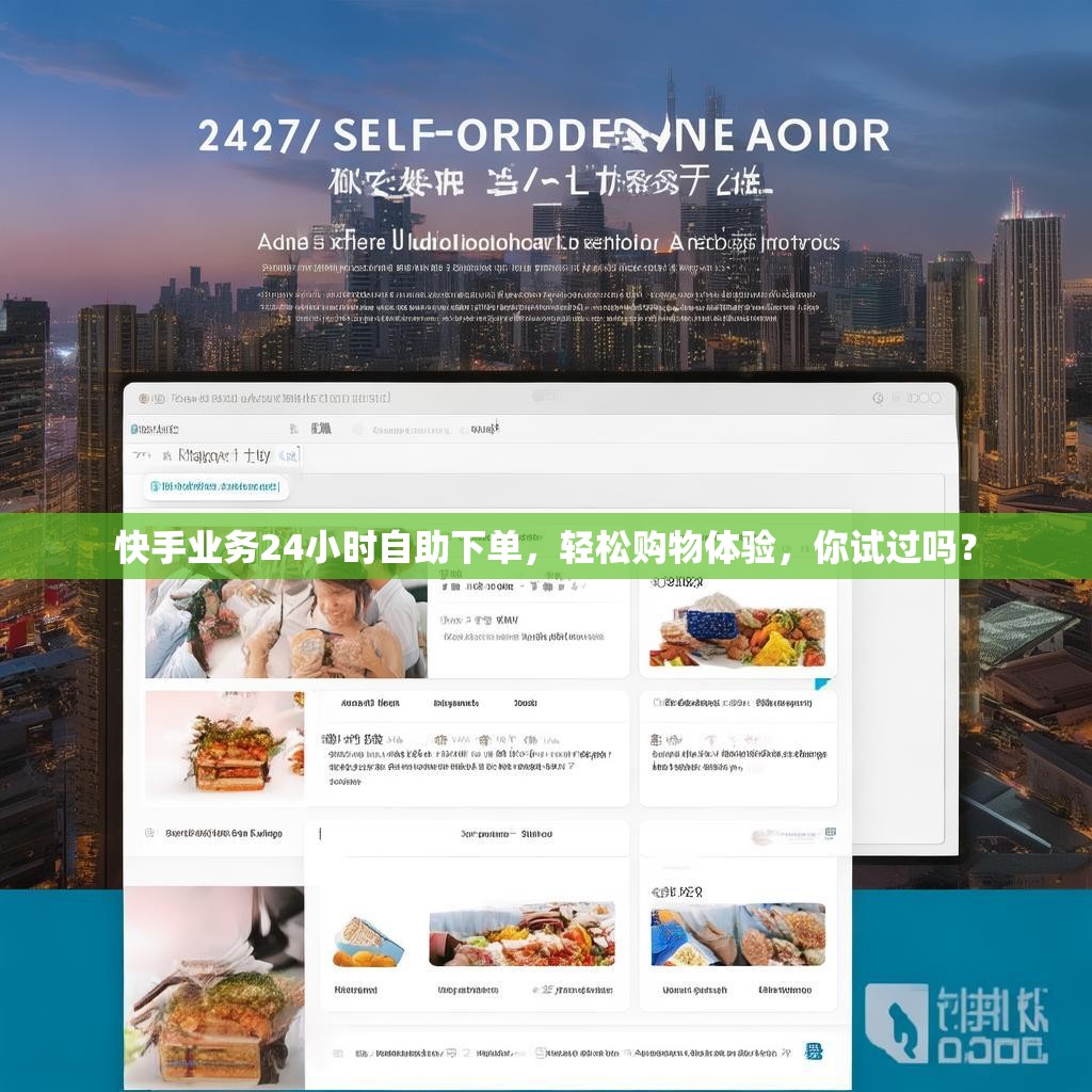 快手业务24小时自助下单，轻松购物体验，你试过吗？