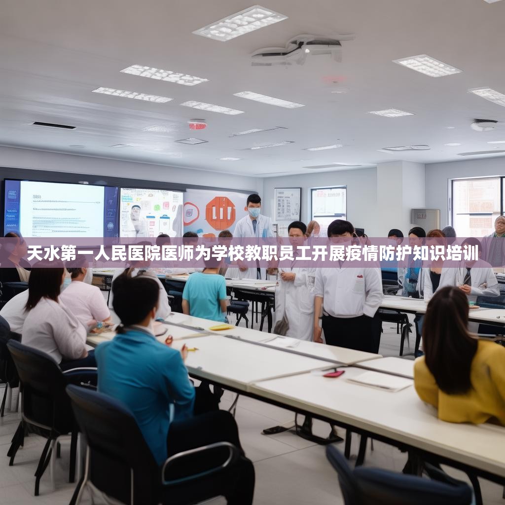 天水第一人民医院医师为学校教职员工开展疫情防护知识培训
