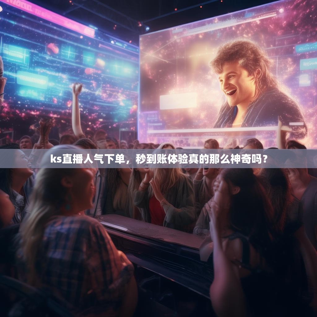 ks直播人气下单，秒到账体验真的那么神奇吗？