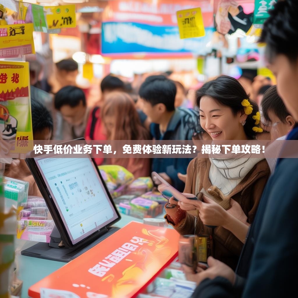 快手低价业务下单，免费体验新玩法？揭秘下单攻略！