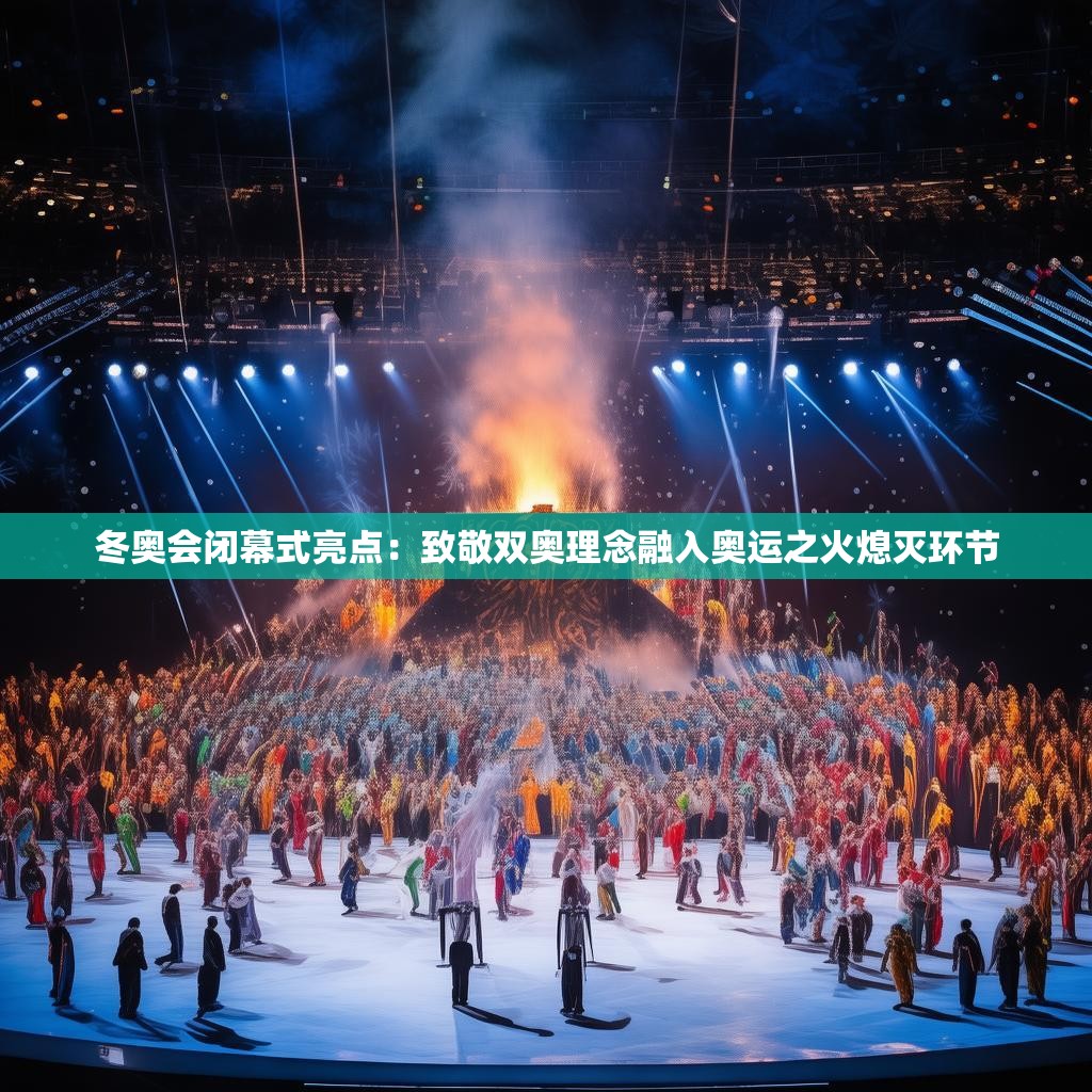 冬奥会闭幕式亮点：致敬双奥理念融入奥运之火熄灭环节
