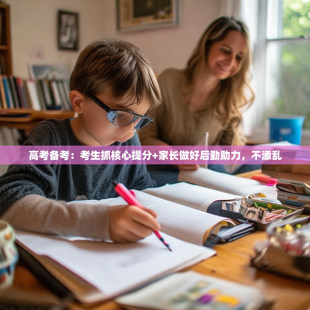高考备考：考生抓核心提分+家长做好后勤助力，不添乱
