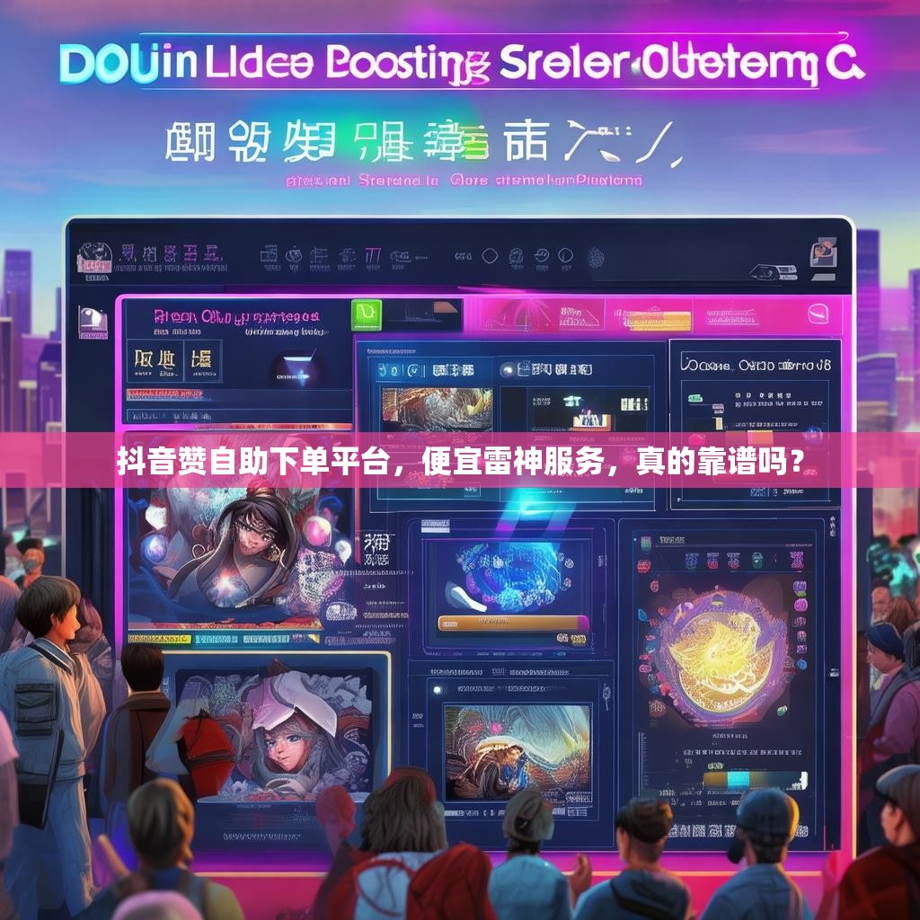 抖音赞自助下单平台，便宜雷神服务，真的靠谱吗？