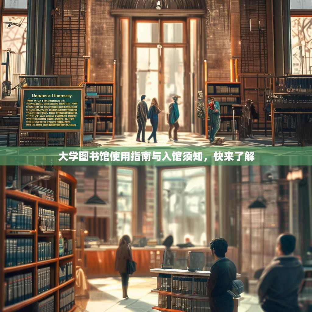 大学图书馆使用指南与入馆须知，快来了解