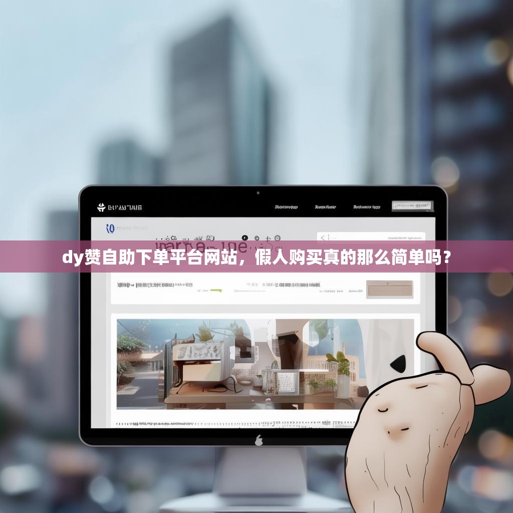dy赞自助下单平台网站，假人购买真的那么简单吗？