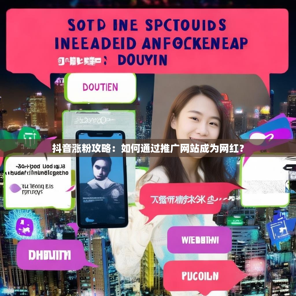 抖音涨粉攻略：如何通过推广网站成为网红？
