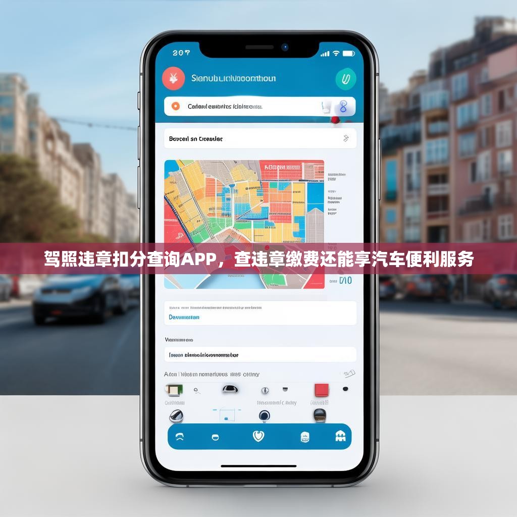 驾照违章扣分查询APP，查违章缴费还能享汽车便利服务