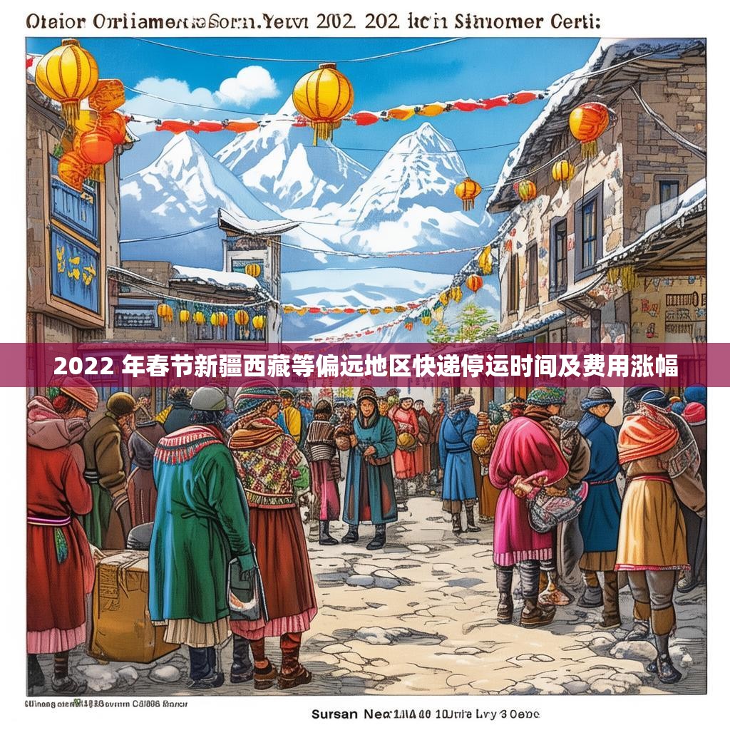 2022 年春节新疆西藏等偏远地区快递停运时间及费用涨幅