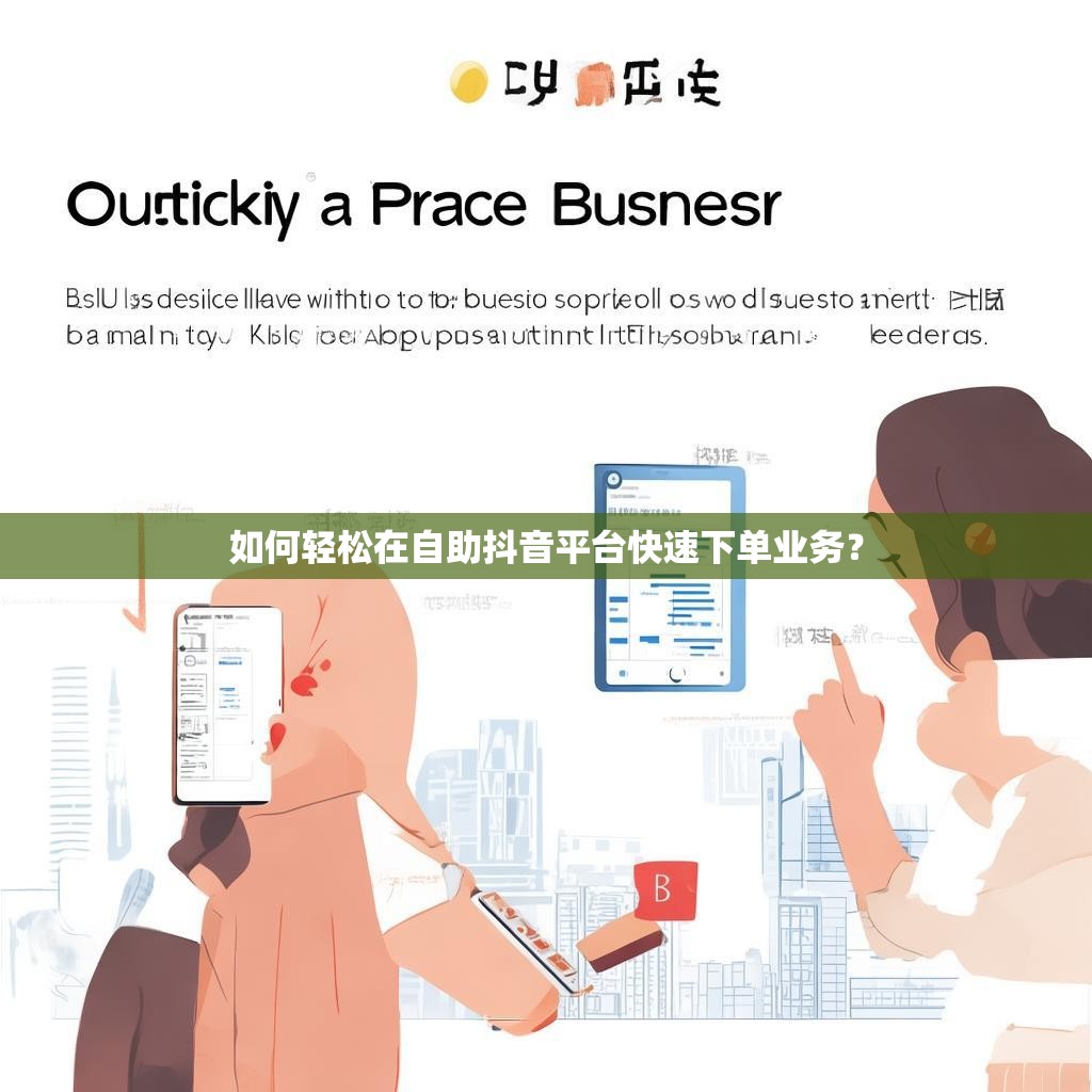 如何轻松在自助抖音平台快速下单业务？