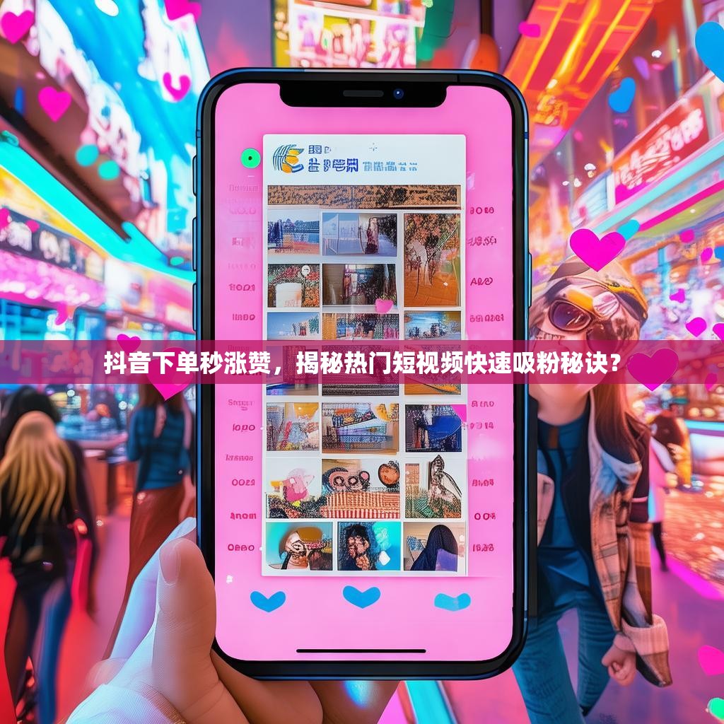 抖音下单秒涨赞，揭秘热门短视频快速吸粉秘诀？