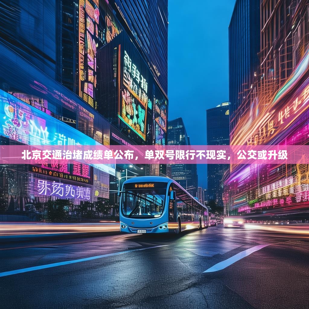 北京交通治堵成绩单公布，单双号限行不现实，公交或升级