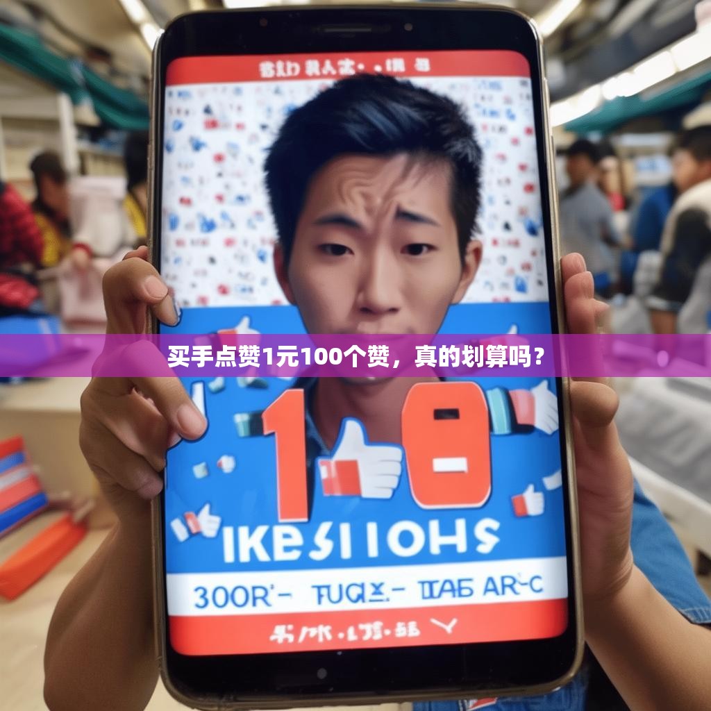 买手点赞1元100个赞，真的划算吗？