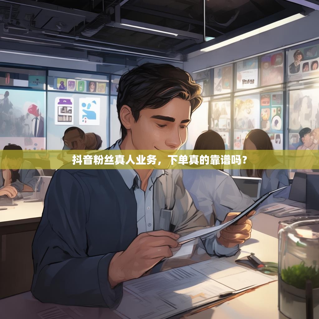 抖音粉丝真人业务，下单真的靠谱吗？