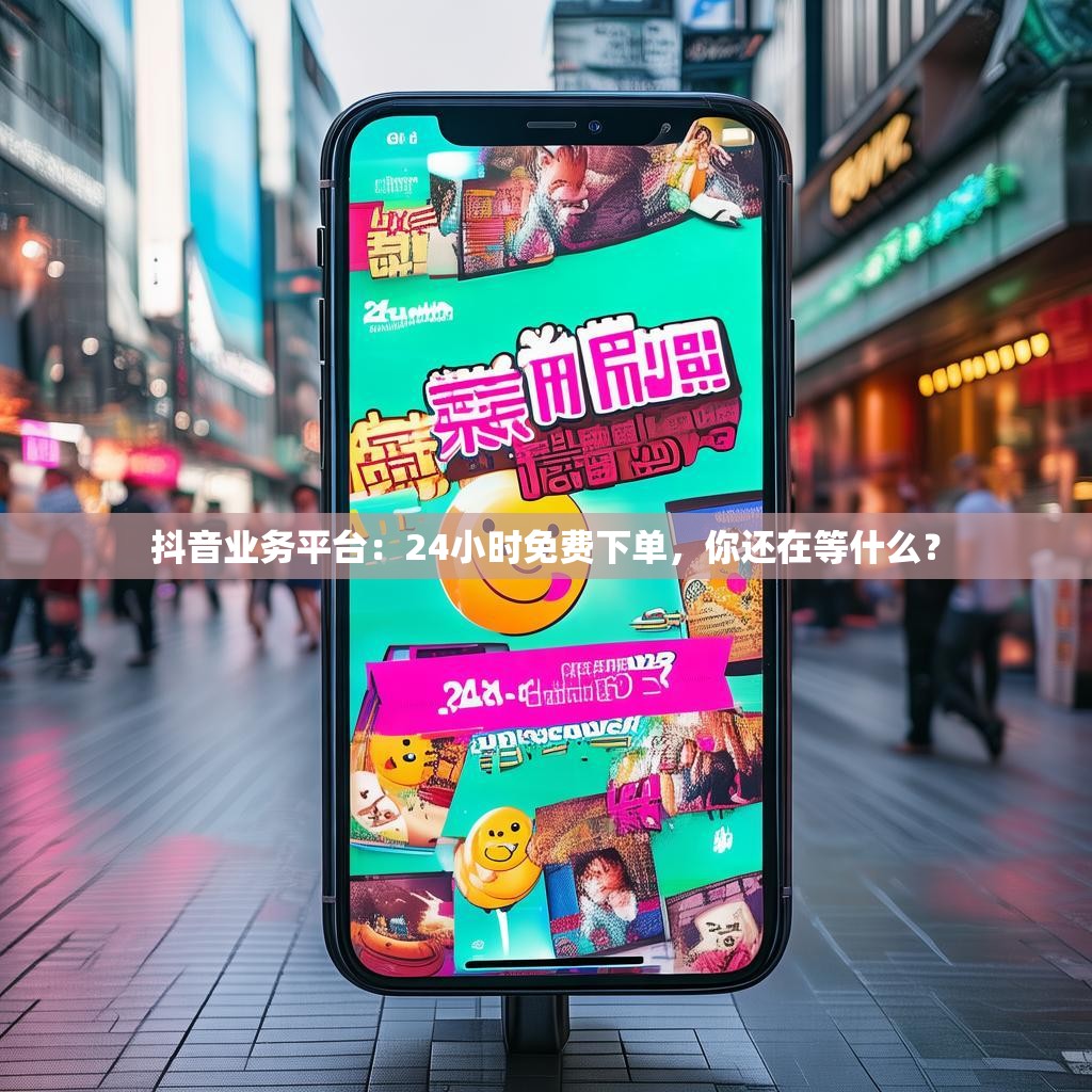 抖音业务平台：24小时免费下单，你还在等什么？