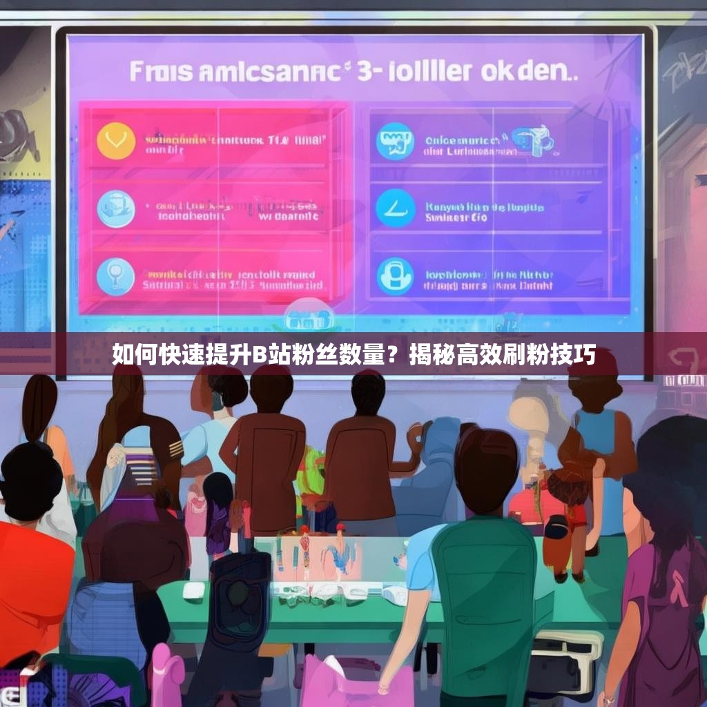 如何快速提升B站粉丝数量？揭秘高效刷粉技巧