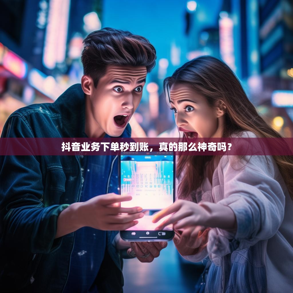 抖音业务下单秒到账，真的那么神奇吗？