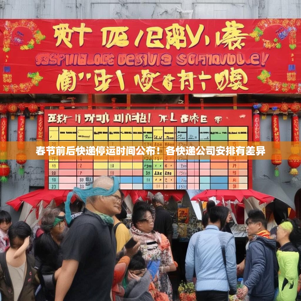 春节前后快递停运时间公布！各快递公司安排有差异