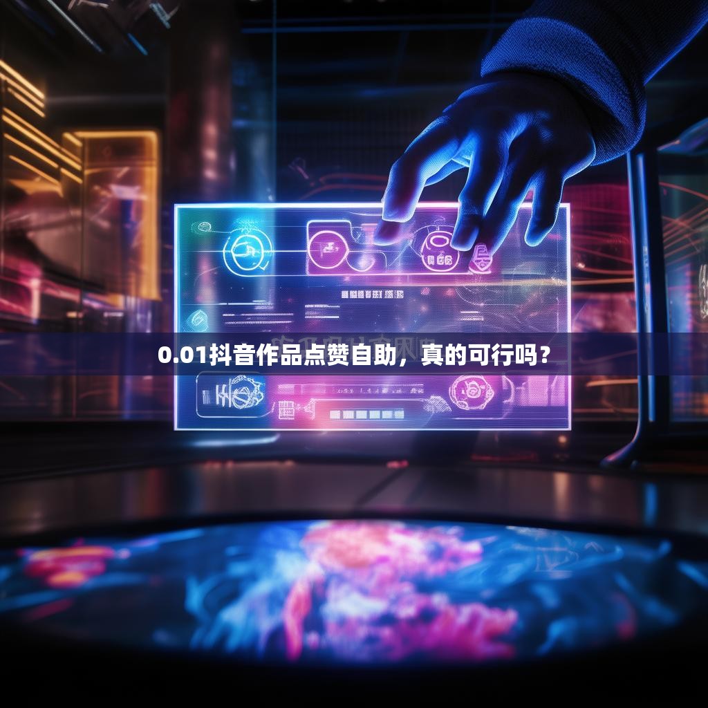 0.01抖音作品点赞自助，真的可行吗？