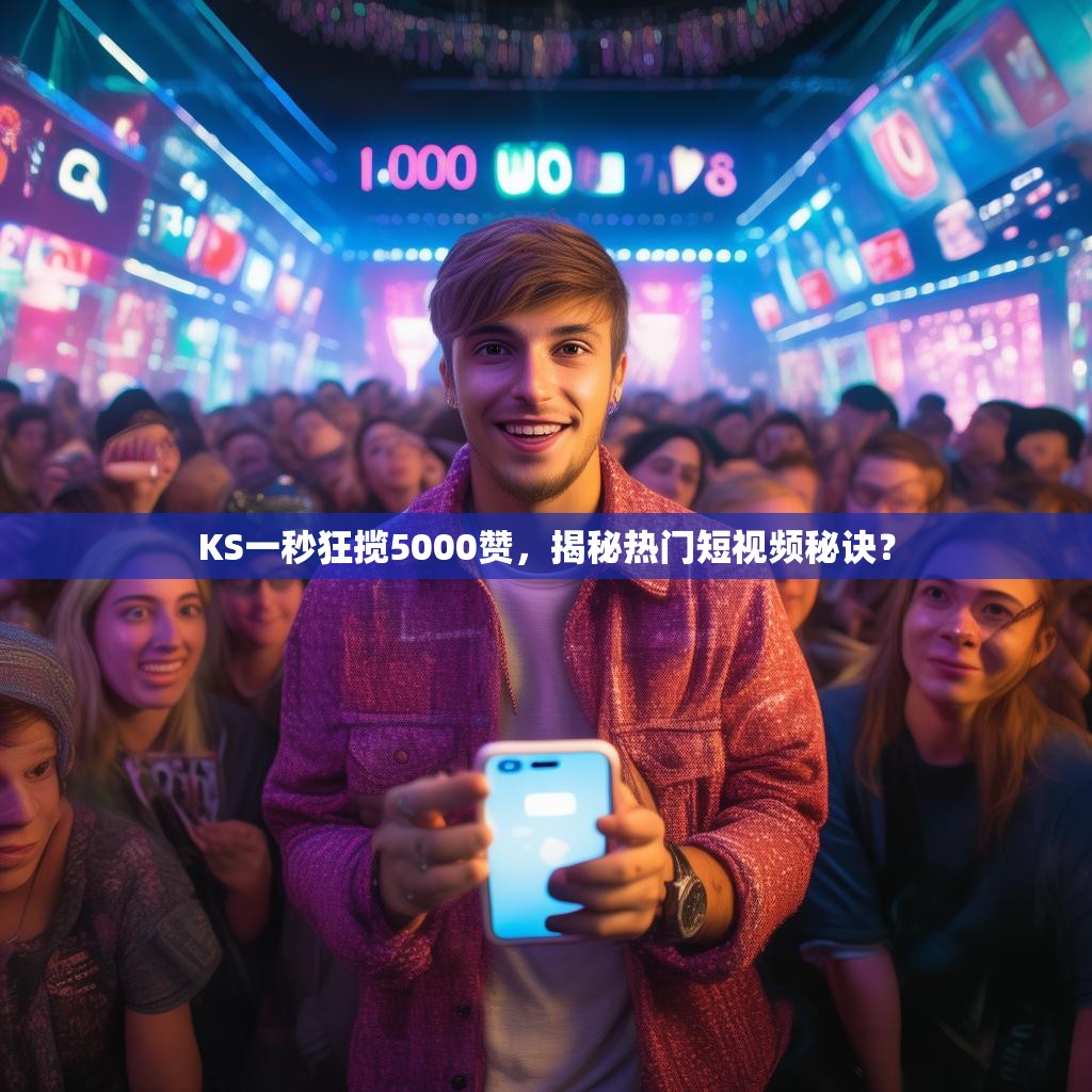 KS一秒狂揽5000赞，揭秘热门短视频秘诀？