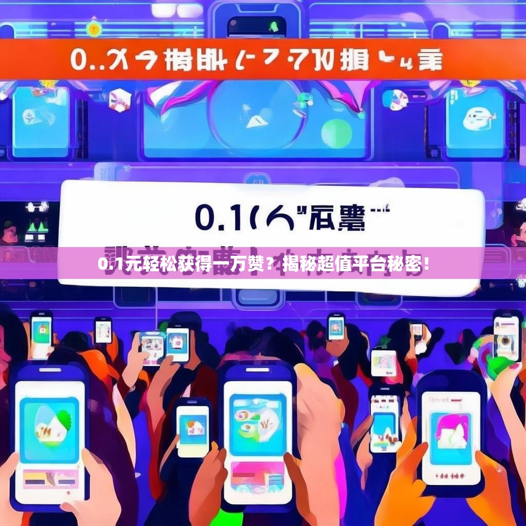 0.1元轻松获得一万赞？揭秘超值平台秘密！