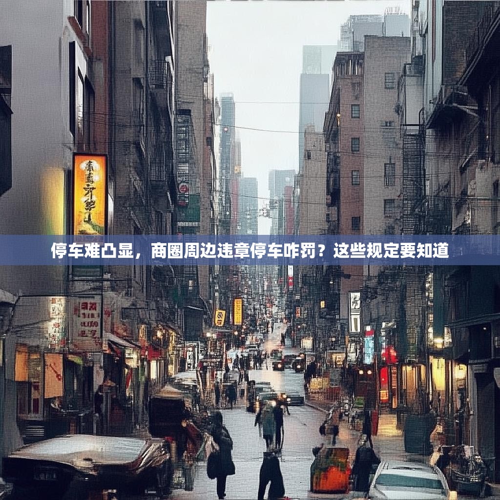 停车难凸显，商圈周边违章停车咋罚？这些规定要知道