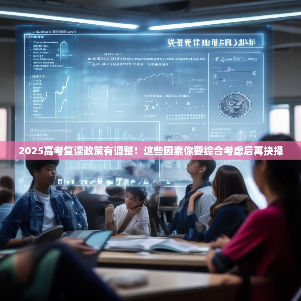 2025高考复读政策有调整！这些因素你要综合考虑后再抉择