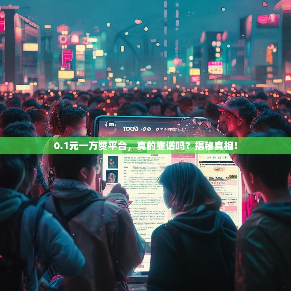 0.1元一万赞平台，真的靠谱吗？揭秘真相！