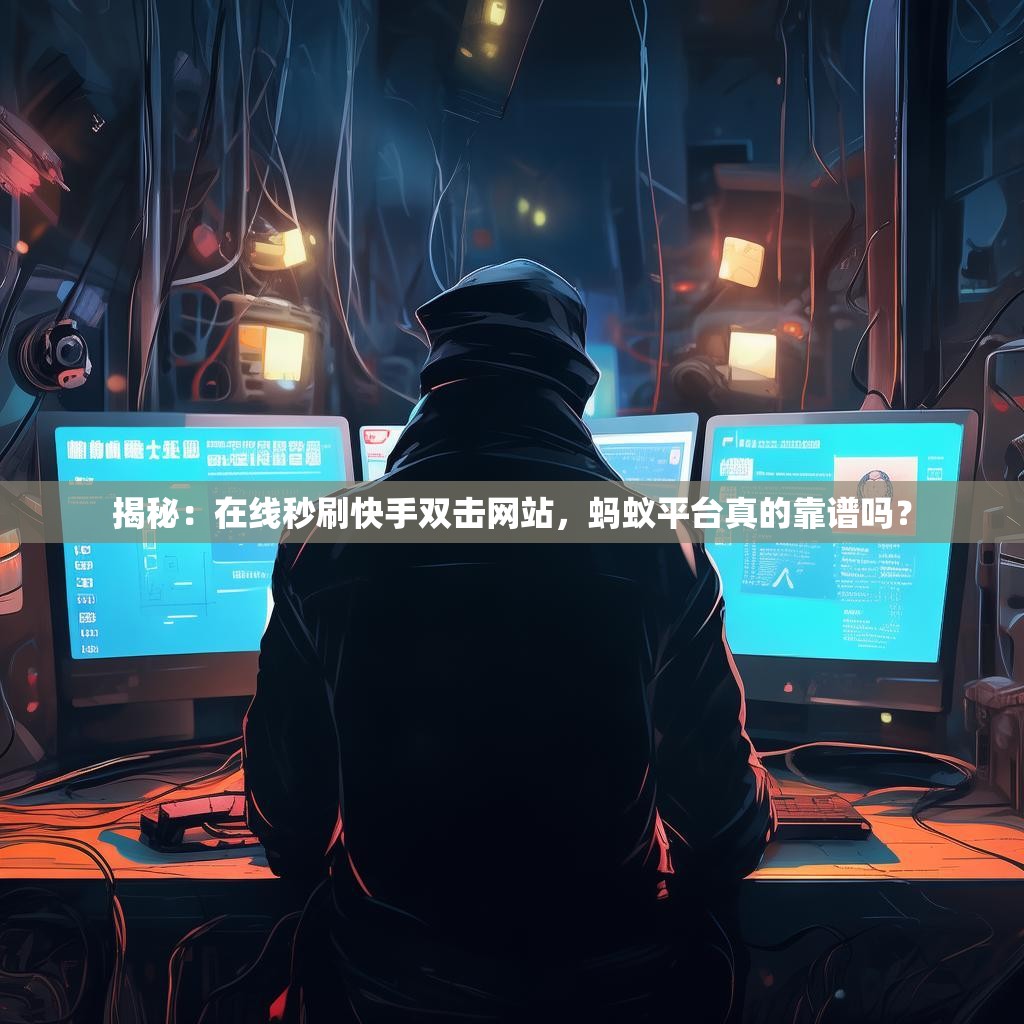 揭秘：在线秒刷快手双击网站，蚂蚁平台真的靠谱吗？