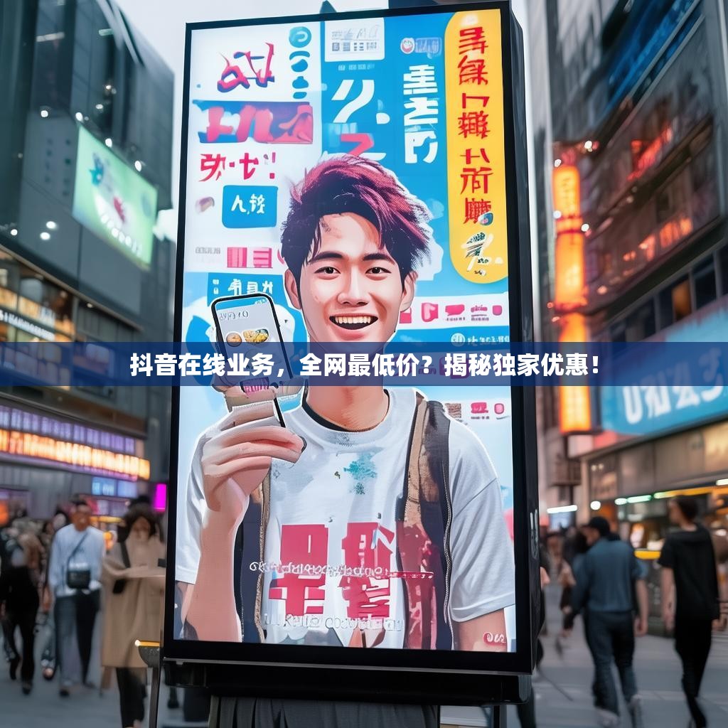 抖音在线业务，全网最低价？揭秘独家优惠！