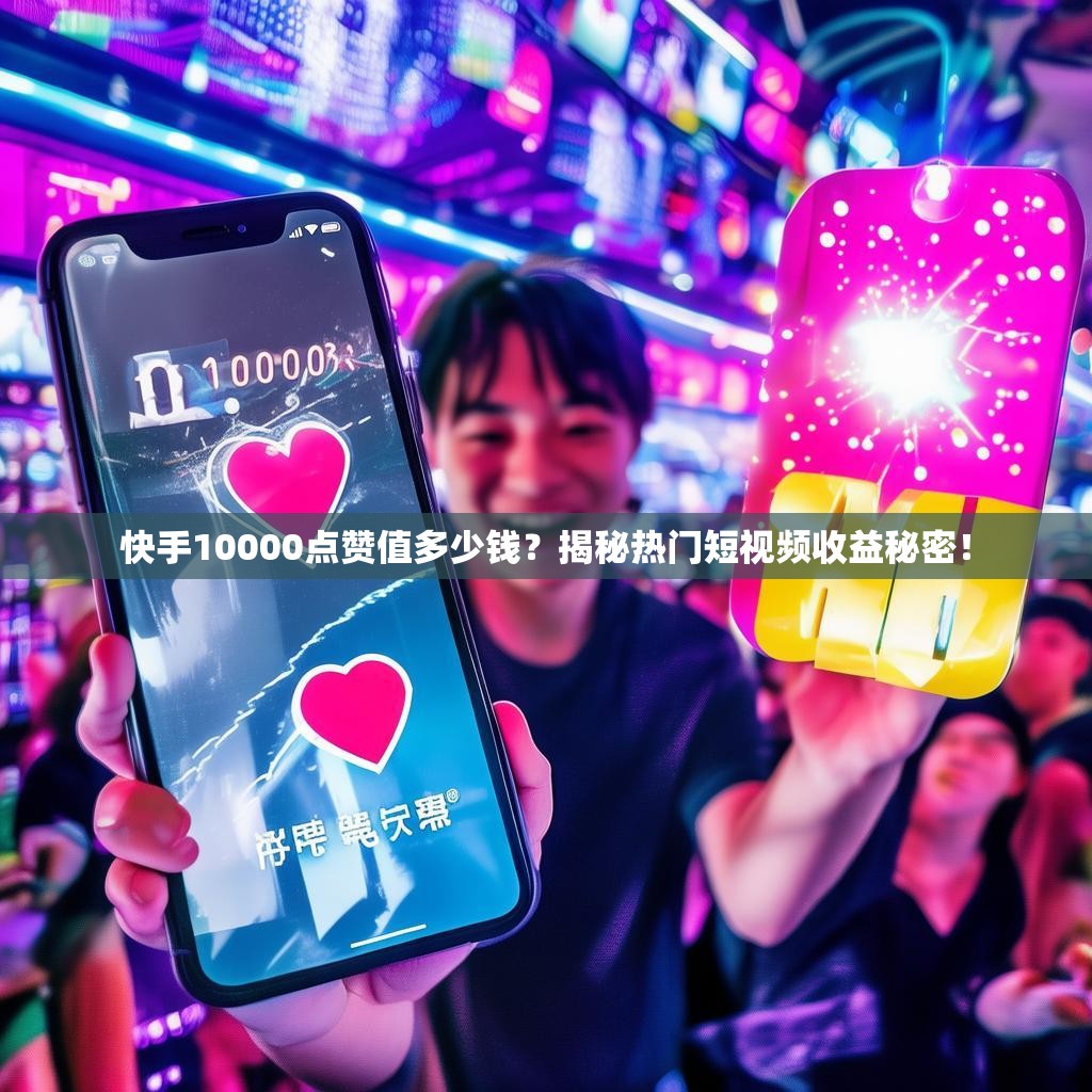 快手10000点赞值多少钱？揭秘热门短视频收益秘密！