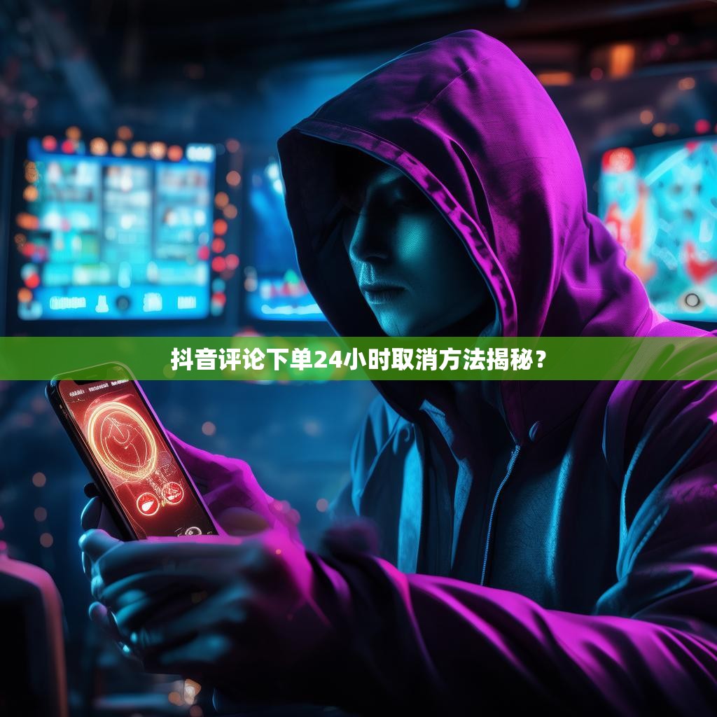 抖音评论下单24小时取消方法揭秘?