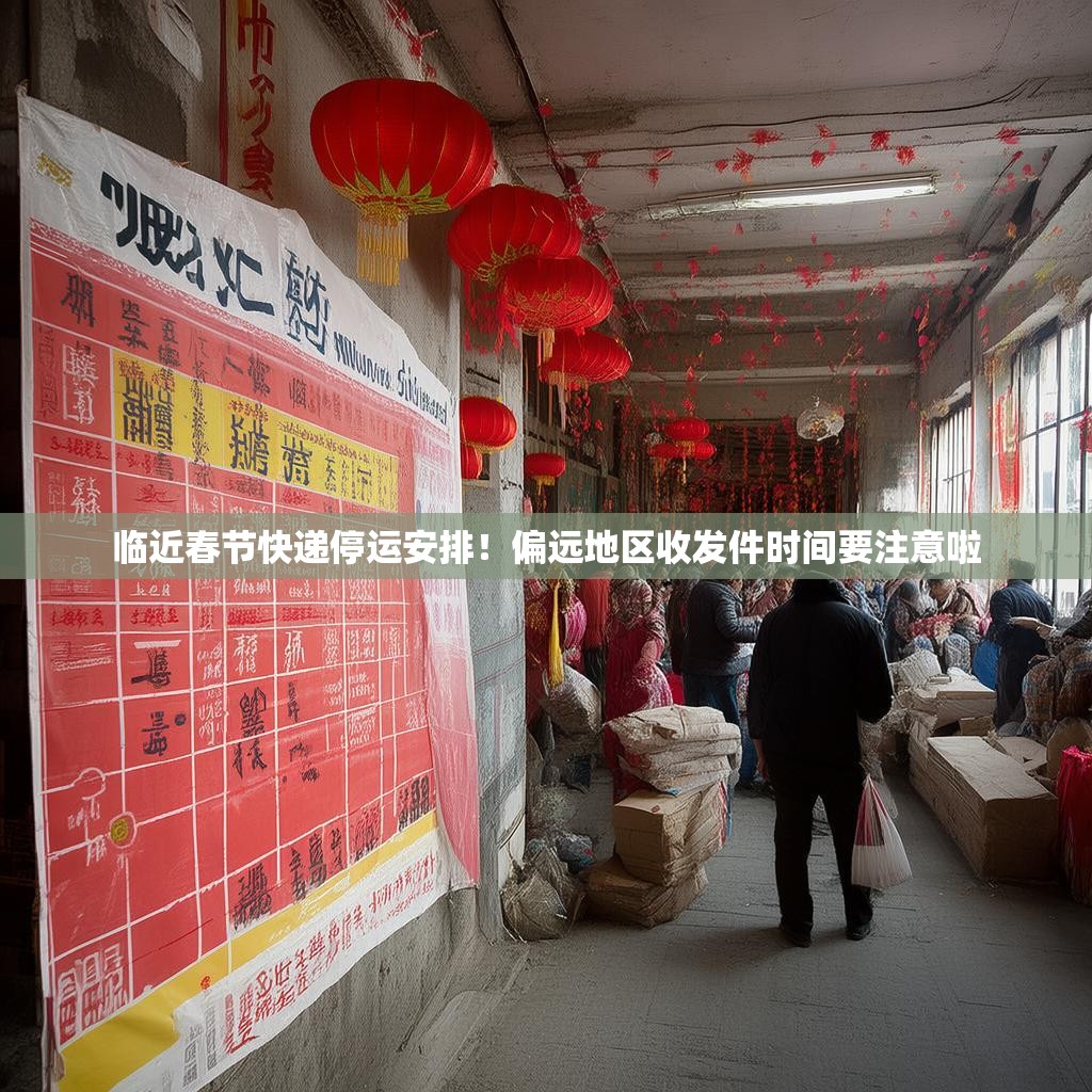 临近春节快递停运安排！偏远地区收发件时间要注意啦