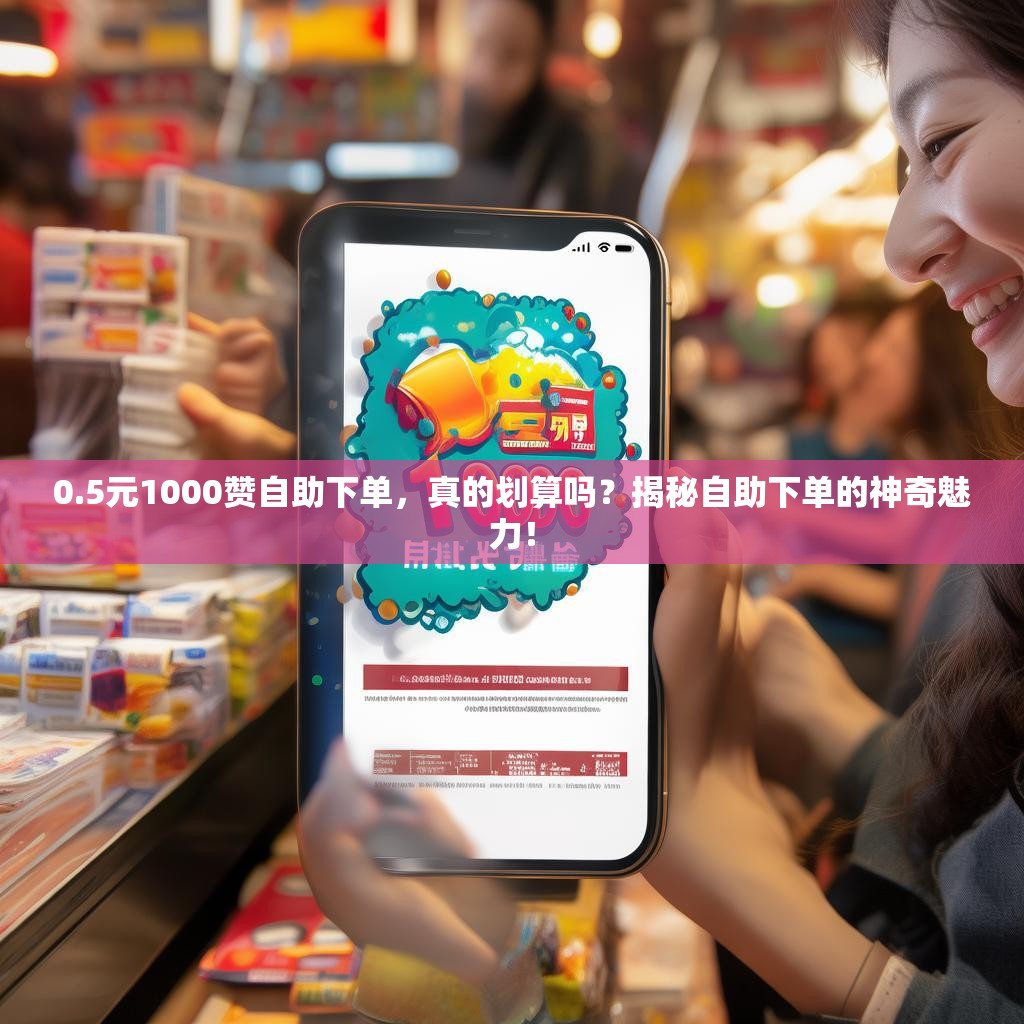 0.5元1000赞自助下单，真的划算吗？揭秘自助下单的神奇魅力！