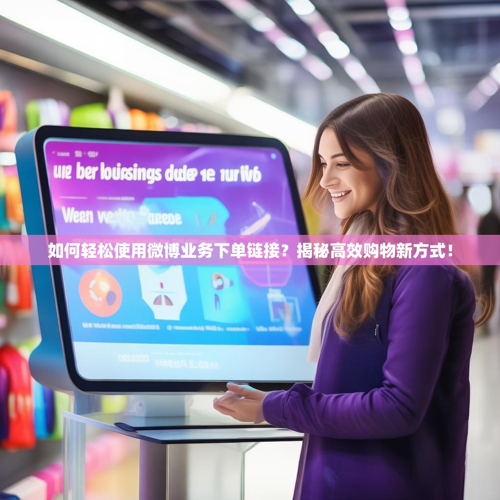 如何轻松使用微博业务下单链接？揭秘高效购物新方式！