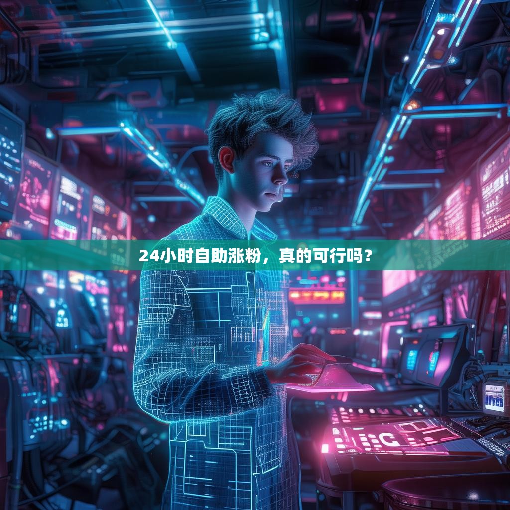 24小时自助涨粉,真的可行吗?
