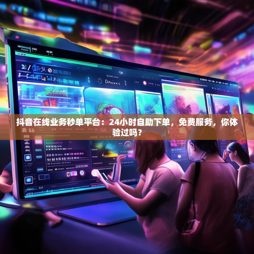抖音在线业务秒单平台：24小时自助下单，免费服务，你体验过吗？