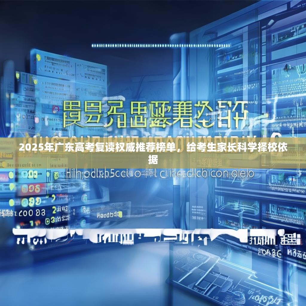 2025年广东高考复读权威推荐榜单，给考生家长科学择校依据