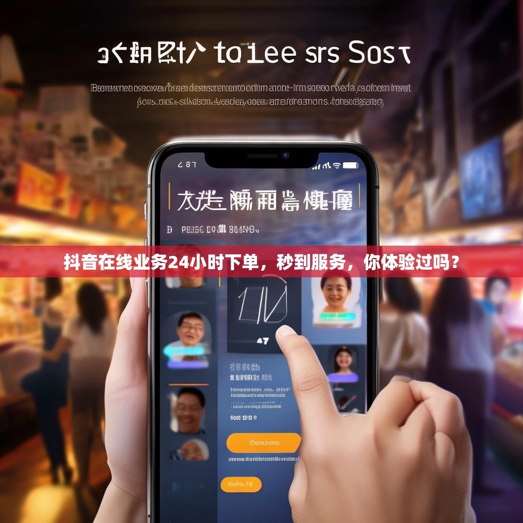 抖音在线业务24小时下单,秒到服务,你体验过吗?