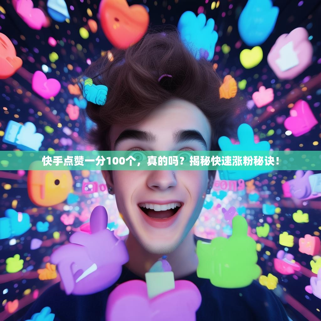 快手点赞一分100个，真的吗？揭秘快速涨粉秘诀！