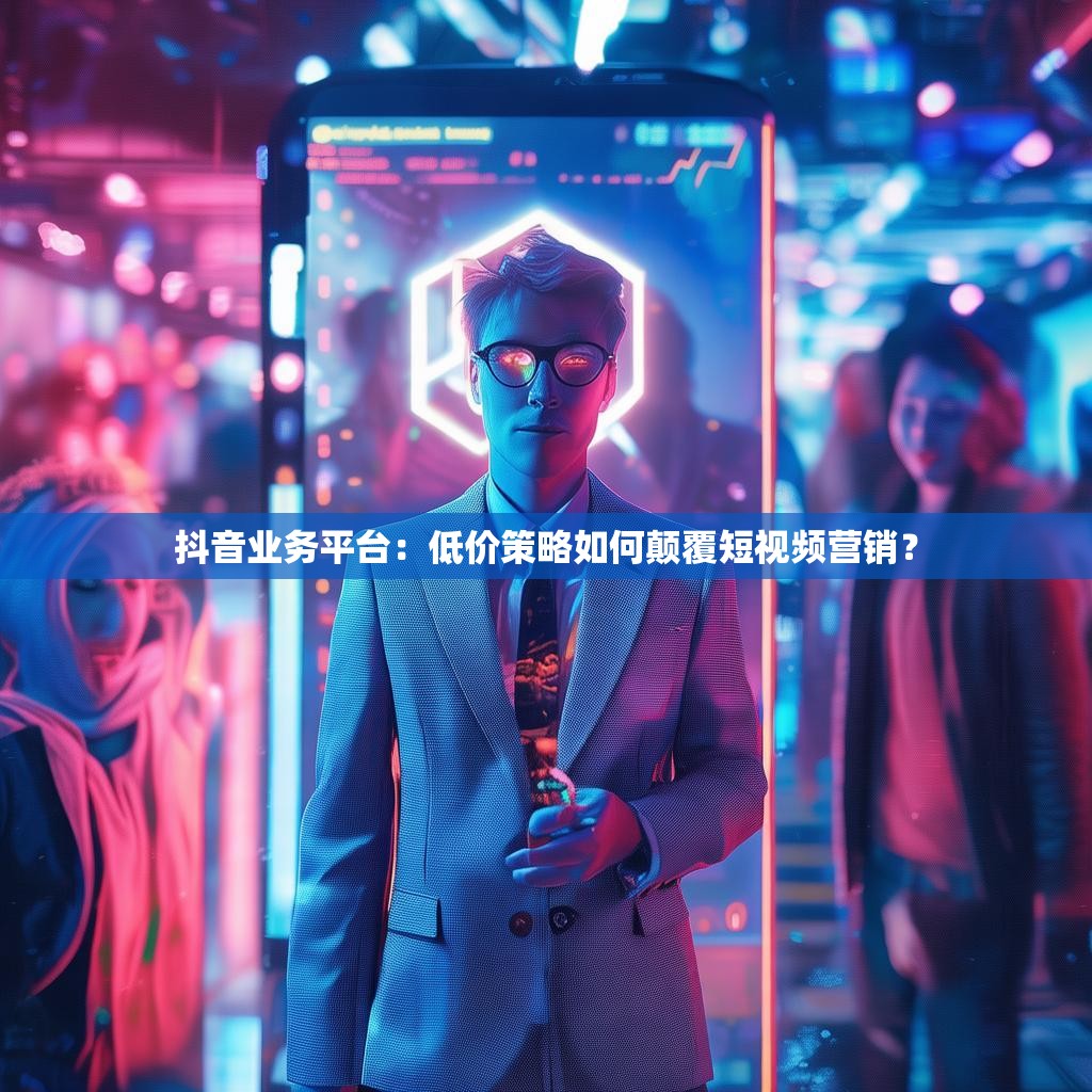 抖音业务平台：低价策略如何颠覆短视频营销？