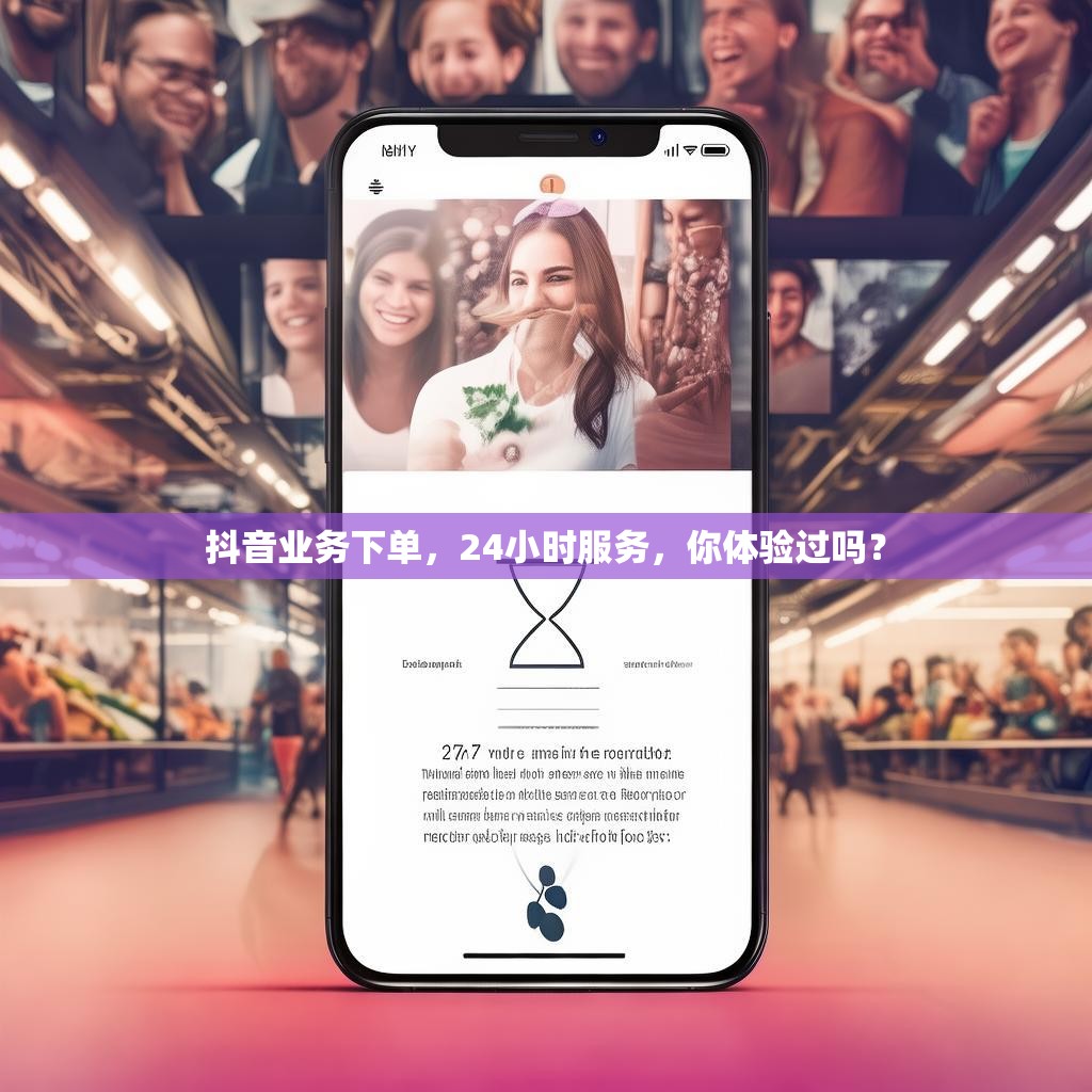 抖音业务下单，24小时服务，你体验过吗？
